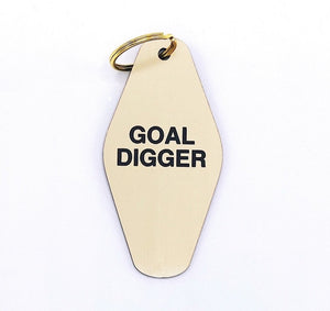 Goal Digger” keychain